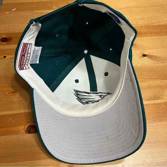 Vintage Y2K American Needle Eagles Hat Acrylic Wool Snapback - Picture 8 of 8